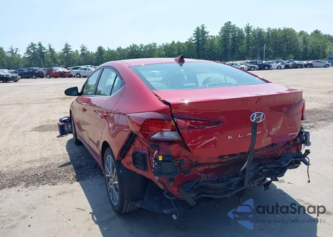 2019 Hyundai Elantra Limited from USA, damaged, VIN KMHD84LF5KU792980